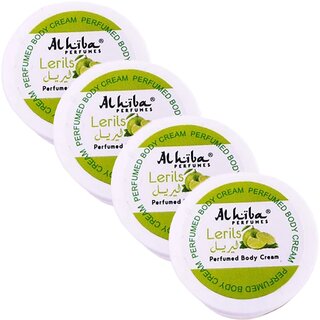 Al Hiba Lerils Perfume Body Cream 10g Pack of 4 Al Hiba Lerils Perfume Body Cream 10g Pack of 4