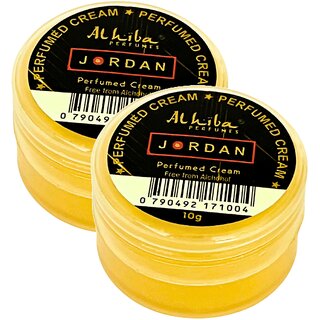                       Al Hiba Jordan Perfume Body Cream 10g Pack of 2                                              