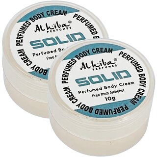 Al Hiba Solid Perfume Body Cream 10g Pack of 2 Al Hiba Solid Perfume Body Cream 10g Pack of 2