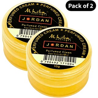 Al Hiba Perfume Body Cream Jordan (10gm) (Pack of 2) Al Hiba Perfume Body Cream Jordan (10gm) (Pack of 2)