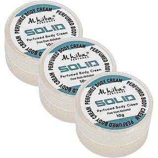                       Al Hiba Solid Perfume Body Cream 10g Pack of 3                                              