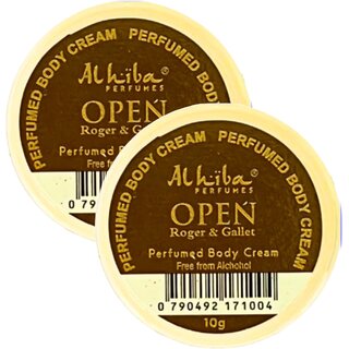 Al Hiba Open Perfume Body Cream 10g Pack of 2 Al Hiba Open Perfume Body Cream 10g Pack of 2