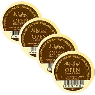 Al Hiba Open Perfume Body Cream 10g Pack of 4 Al Hiba Open Perfume Body Cream 10g Pack of 4