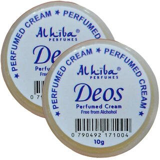 Al Hiba Deos Perfume Body Cream 10g Pack of 2 Al Hiba Deos Perfume Body Cream 10g Pack of 2