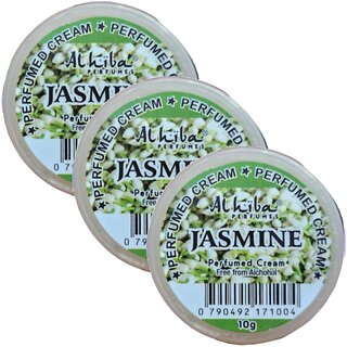                       Al Hiba Jasmine Perfume Body Cream 10g Pack of 3                                              