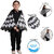 Kaku Fancy Dresses Black Crow Bird Wing Fancy Dress Accessory for Kids - Multicolor, Freesize