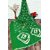 Green Colour Cotton Bandhani Printed Saree