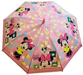 Minnie Mouse Cartoon Design Umbrella For Kids