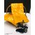 Yellow Colour Bandhani Printed Cotton Silk Saree