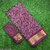 Purple Colour Zigzag Printed  Print Zari Border Dola Silk Saree With Blouse Piece