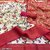 Red Colour Flower Printed Cotton Saree With Blouse Piece