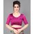 Purple Colour Dotted Printed Saree With Blouse Piece