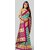 Green Colour Printed Saree With Blouse Piece