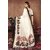 White Colour Khadi Silk Saree With Blouse Piece