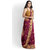 Maroon Colour Paithani Design Silk Saree With Blouse Piece