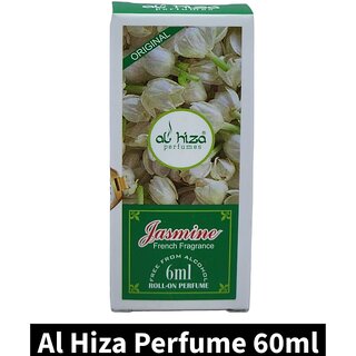                       Al Hiza Jasmine Perfume (6ml)(Pack of 1)                                              