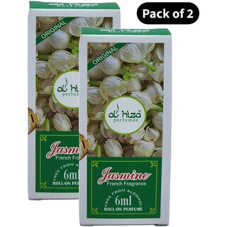 Al Hiza Jasmine Perfume (6ml)(Pack of 2) Al Hiza Jasmine Perfume (6ml)(Pack of 2)
