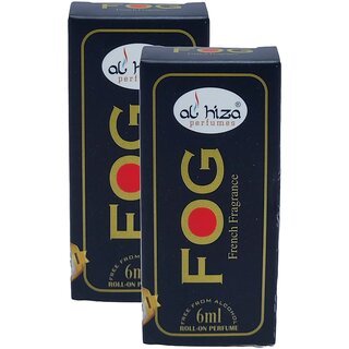                       Al Hiza Fog Roll On Perfume 6ml Pack of 2                                              