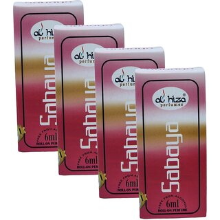 Al Hiza Sabaya Roll On Perfume 6ml Pack of 4 Al Hiza Sabaya Roll On Perfume 6ml Pack of 4