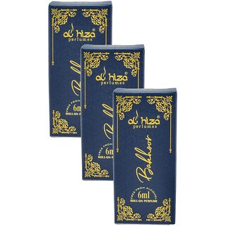                       Al Hiza Bakhoor Roll On Perfume 6ml Pack of 3                                              