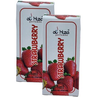                       Al Hiza Strawberry Roll On Perfume 6ml Pack of 2                                              