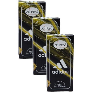                       Al Hiza Adidos Roll On Perfume 6ml Pack of 3                                              