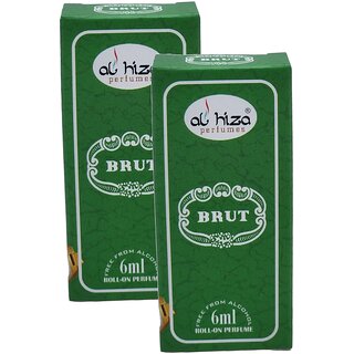 Al Hiza Brut Roll On Perfume 6ml Pack of 2 Al Hiza Brut Roll On Perfume 6ml Pack of 2