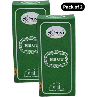 Al Hiza Brut Perfume (6ml)(Pack of 2) Al Hiza Brut Perfume (6ml)(Pack of 2)