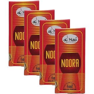 Al Hiza Noora Roll On Perfume 6ml Pack of 4 Al Hiza Noora Roll On Perfume 6ml Pack of 4