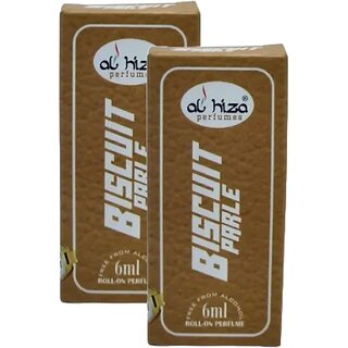 Al Hiza Biscuit Parle Roll On Perfume 6ml Pack of 2 Al Hiza Biscuit Parle Roll On Perfume 6ml Pack of 2