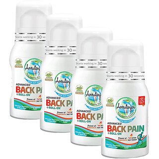                       Amrutanjan Kick Out Back Pain Roll On 50ml Pack of 4                                              