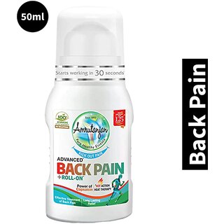 Advanced Back Pain Amrutanjan 50ml Roll On Advanced Back Pain Amrutanjan 50ml Roll On