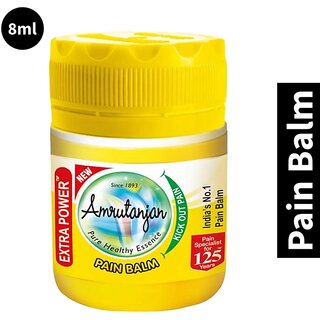 Amrutanjan Pain Balm 8ml Extra Power Amrutanjan Pain Balm 8ml Extra Power