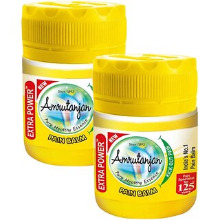 Amrutanjan Pain Balm Extra Power 27.5ml Pack of 2 Amrutanjan Pain Balm Extra Power 27.5ml Pack of 2