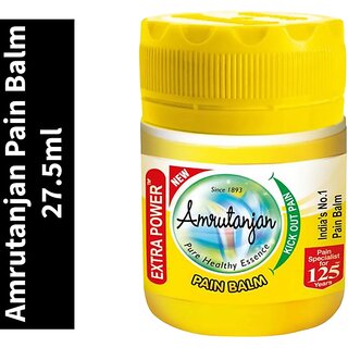                       Amrutanjan Extra Power Pain Balm 27.5ml                                              