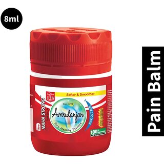 Amrutanjan Kick Out Pain Balm Maha Strong 8ml Amrutanjan Kick Out Pain Balm Maha Strong 8ml