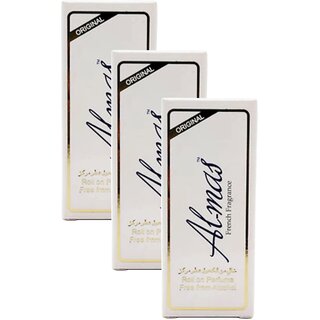 Al Mas French Roll On Perfume 8ml Pack of 3 Al Mas French Roll On Perfume 8ml Pack of 3
