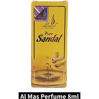                      Al Mas Roll On Perfume Sandal (8ml)(Pack of 1)                                              