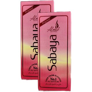 Al Mas Pure Sabaya Roll On Perfume 6ml Pack of 2 Al Mas Pure Sabaya Roll On Perfume 6ml Pack of 2