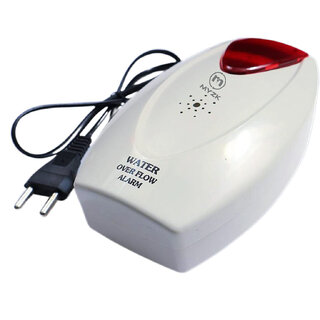                       MYZK Electric Water Tank Overflow Alarm/Bell with High Quality Overflow Voice Sound In Two Language,(Standard, WhiteRed                                              