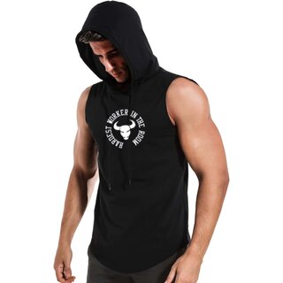                       HIT SQUARE Polyster Gym/Sports Hood Cotton Blend Tshirt For Men (Hardest)                                              