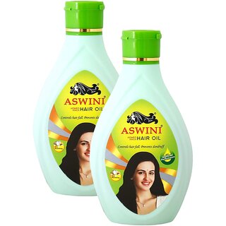                       Aswini Hair Fall & Dandruff Hair Oil - 90ml (Pack Of 2)                                              