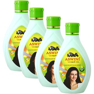                       Aswini Hair Fall & Dandruff Hair Oil - 90ml (Pack Of 4)                                              