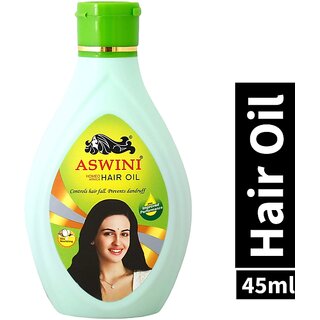                       Controls Hair Fall & Prevents Dandruff Aswini Hair Oil - 45ml                                              