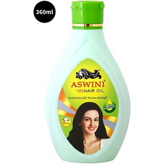 Aswini Controls Hair Fall Dandruff Hair Oil - Pack Of 1 (360ml) Aswini Controls Hair Fall Dandruff Hair Oil - Pack Of 1 (360ml)