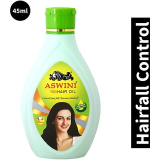 Aswini Controls Hair Fall Dandruff Hair Oil - Pack Of 1 (45ml) Aswini Controls Hair Fall Dandruff Hair Oil - Pack Of 1 (45ml)