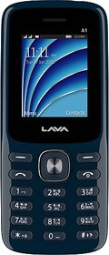 LAVA A1 Vibe (Dual Sim, 1.77 Inch Display, 1000mAh Battery, Blue, Silver)