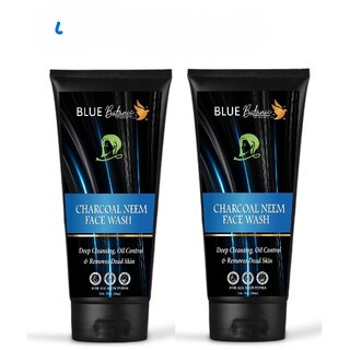 BLUE BOTANIC CHARCOAL NEEM FACE WASHPACK2 BLUE BOTANIC CHARCOAL NEEM FACE WASHPACK2
