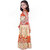 Kid Kupboard Cotton Girls Lehanga Choli and Dupatta Set, Orange, Sleeveless, 6-7 Years KIDS6424