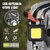 LED Keychain Light with Bottle Opener, Magnetic Base and Folding Bracket Rechargeable Keychain Light  Bright  Portable